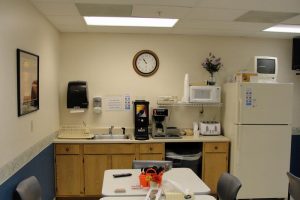 office kitchen area